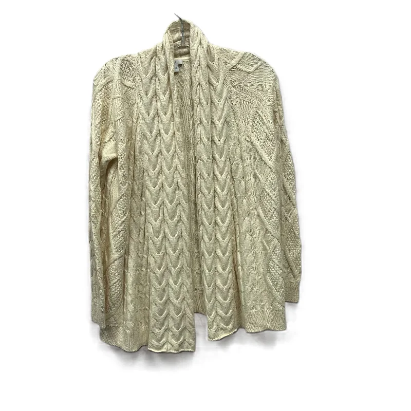 Sweater Cardigan By J. Jill In Tan, Size: Xs