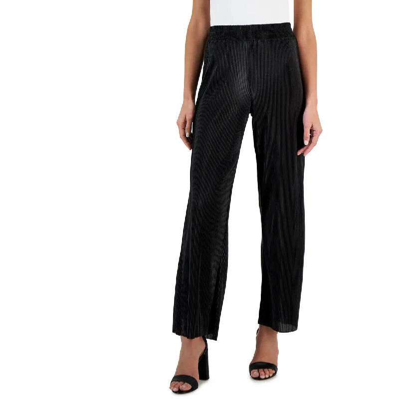 Studio by JPR Womens Pleated Ankle Wide Leg Pants