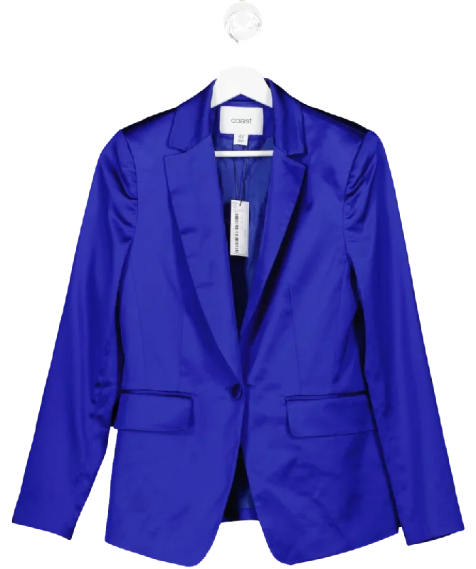 Coast Blue Satin Blazer UK 10