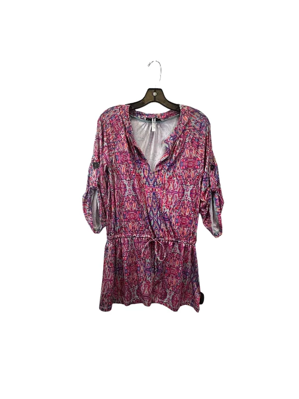 Pink & Purple Swimwear Cover-up Nanette Lepore, Size Xs