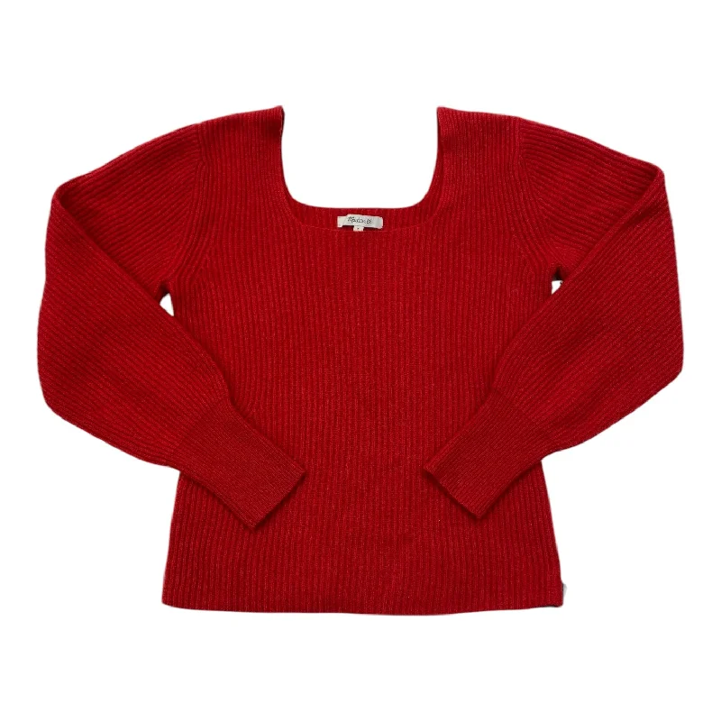 Sweater By Madewell In Red, Size: M