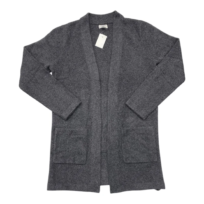 Sweater Cardigan By J. Crew In Grey, Size: S