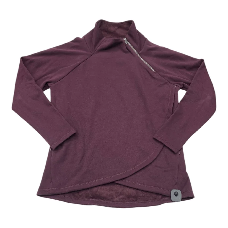 Sweatshirt Collar By Athleta In Purple, Size: Xl